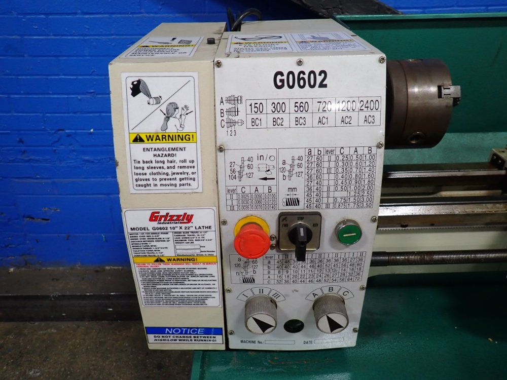 Grizzly 10" X 23" Lathe - G0602