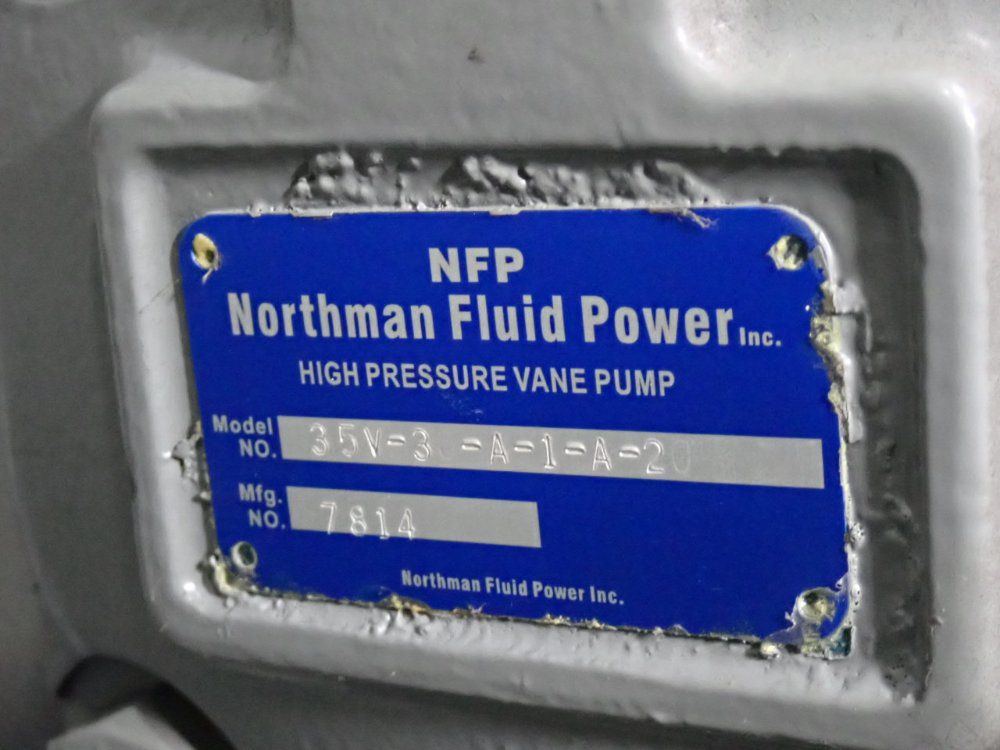 Parker/nfp 15 Hp Hydraulic Unit - 35v-30-a-1-a-20