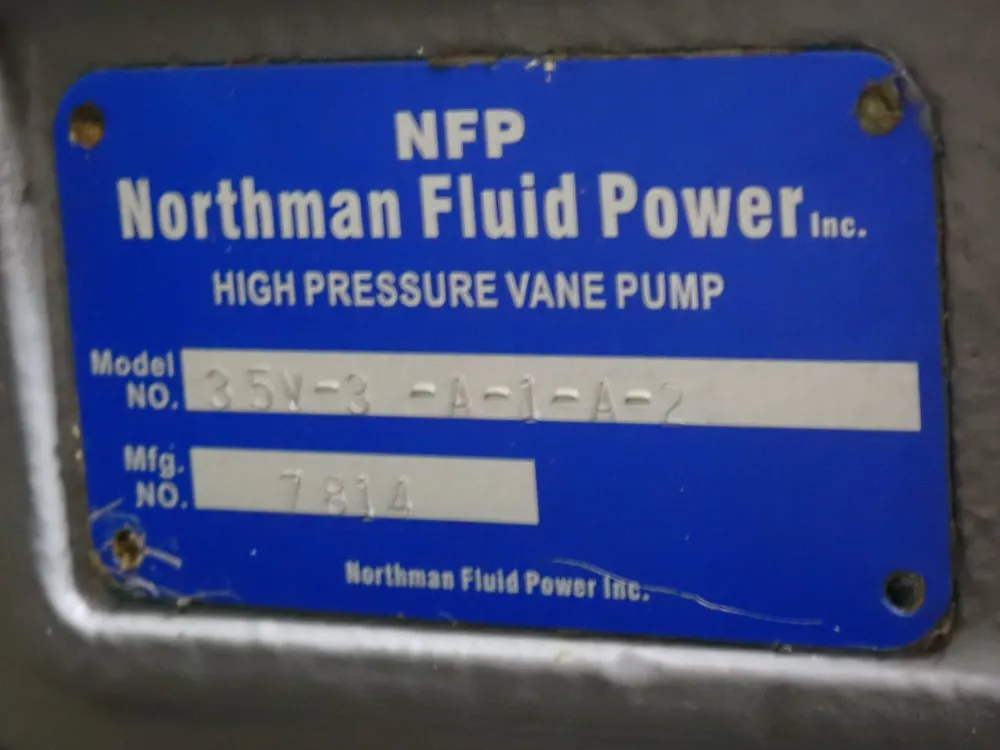 Parker/nfp 15 Hp Hydraulic Unit - 35v-30-a-1-a-20