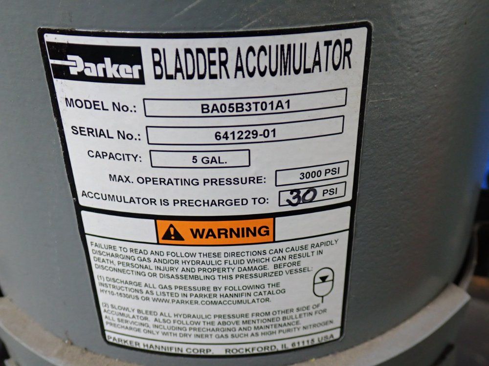 Parker/nfp 15 Hp Hydraulic Unit - F3-35v-30-a-1-a-20