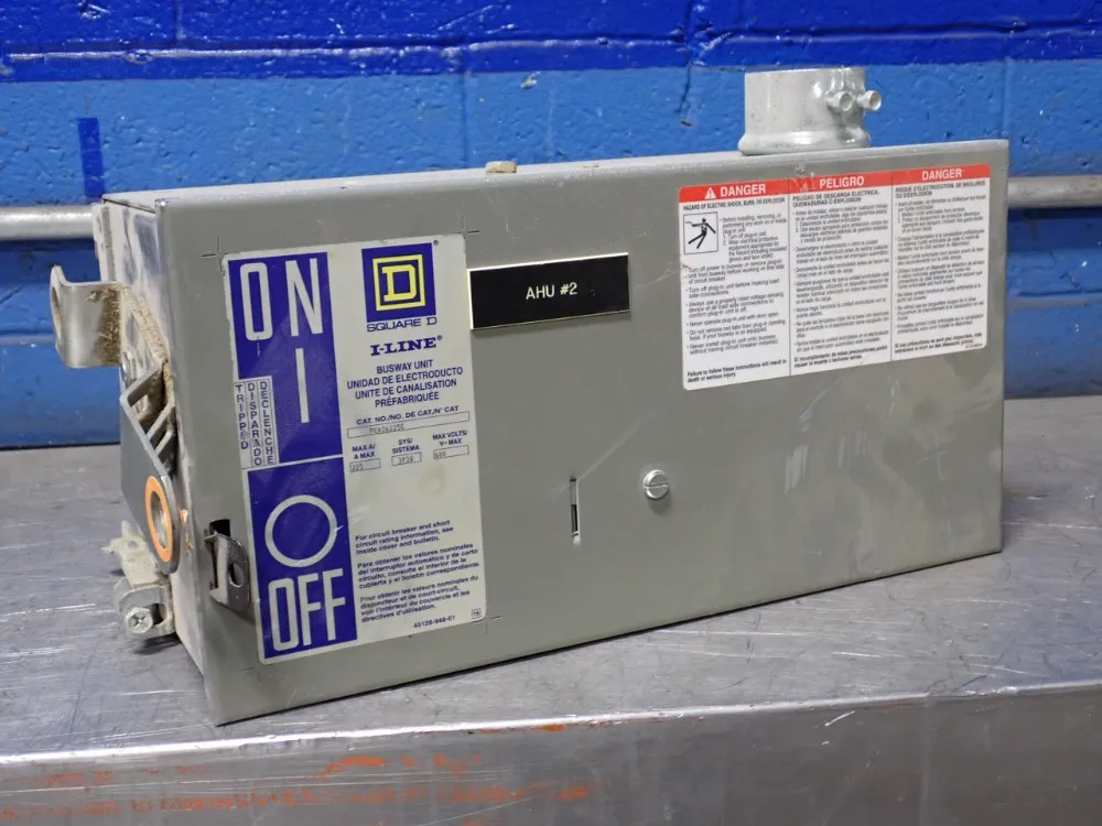 Square D 225 Amp / 600 Vac Bus Plug - Pka36225g