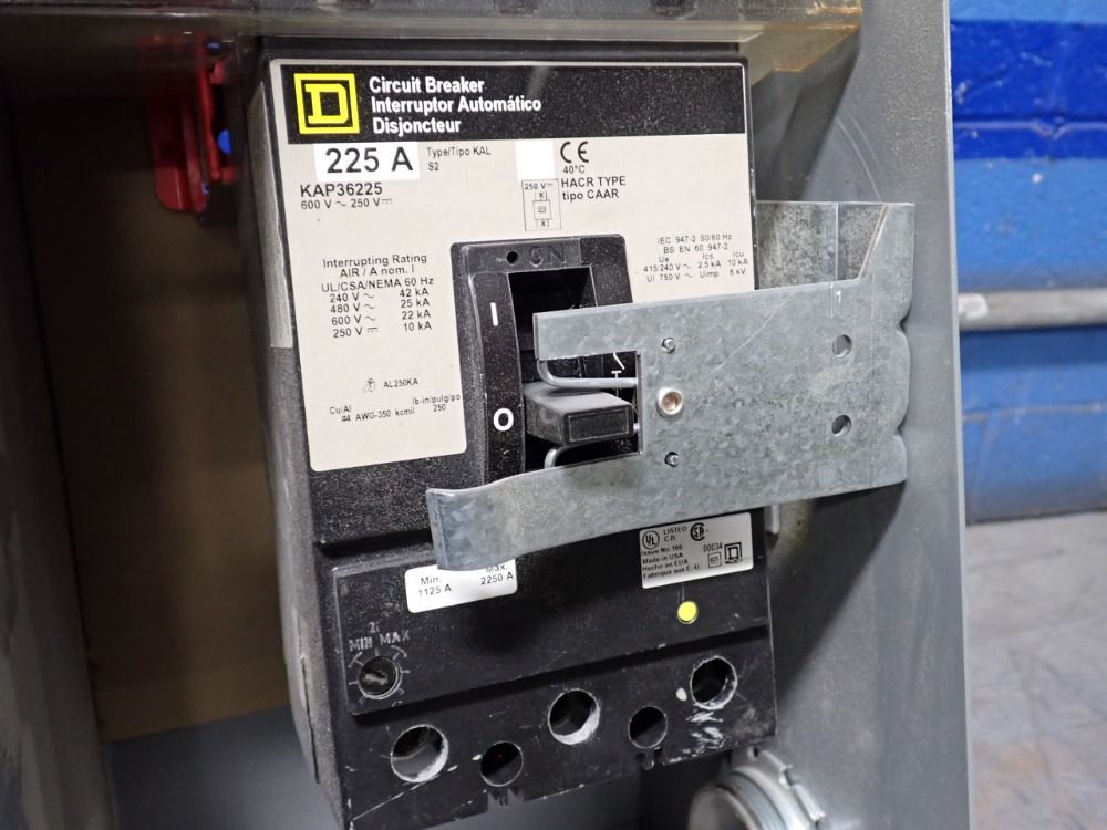 Square D 225 Amp / 600 Vac Bus Plug - Pka36225g