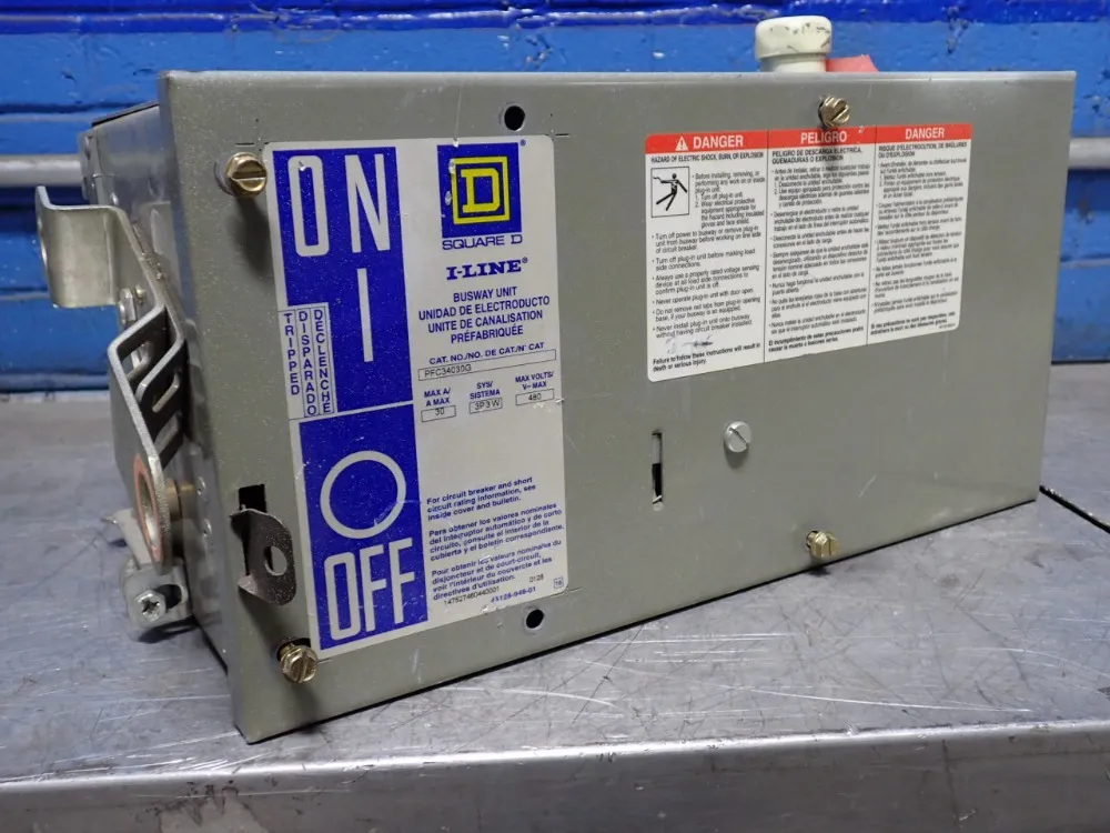 Square D 30 Amp / 480 Vac Bus Plug - Pfa34030g