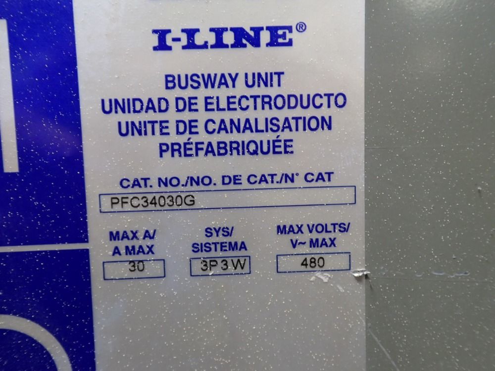 Square D 30 Amp / 480 Vac Bus Plug - Pfa34030g