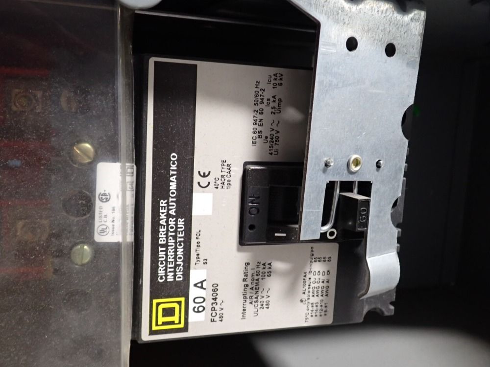 Square D 60 Amp / 480 Vac Bus Plug - Pfc34060g