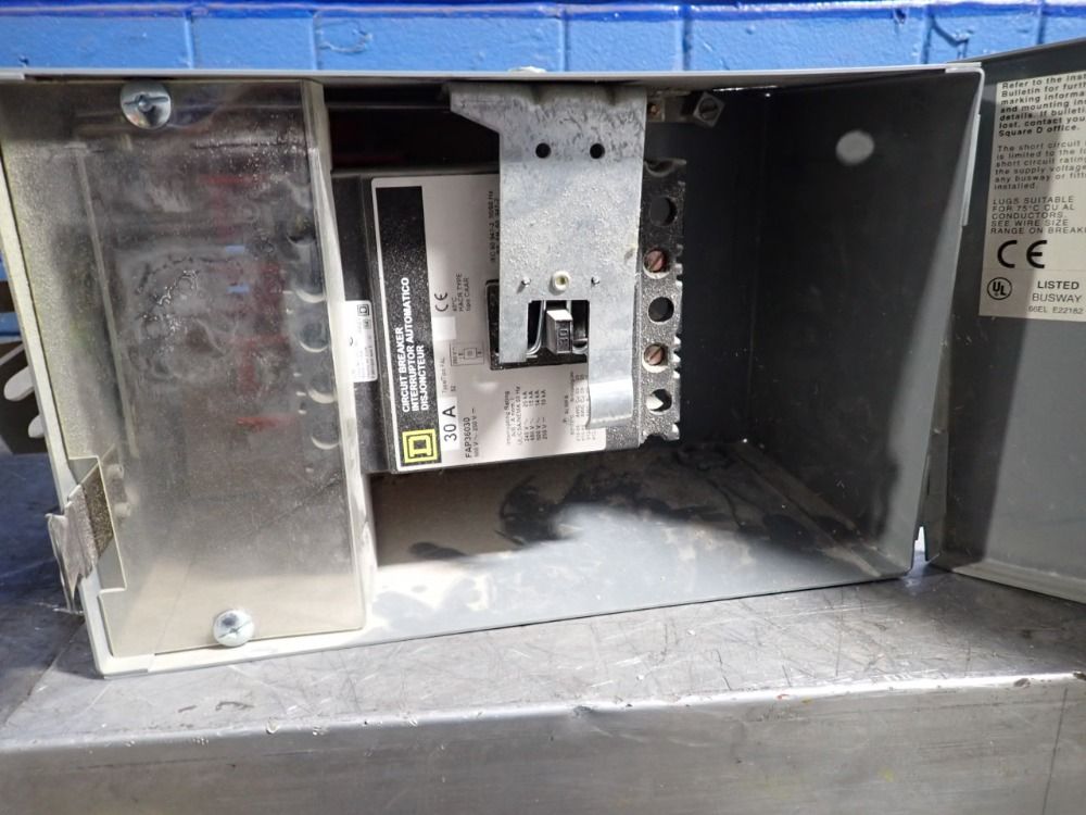 Square D 30 Amp / 600 Vac Bus Plug - Pfa36030g