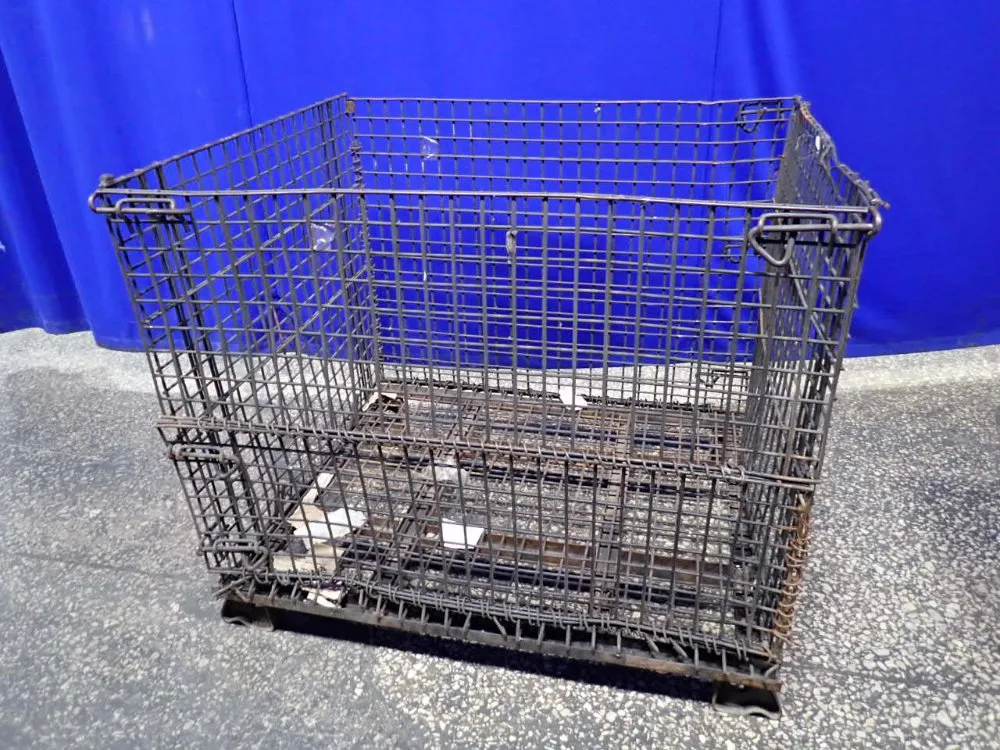 Automation Tools & Die Inc 37" X 35" X 37" Collapsible Wire Basket