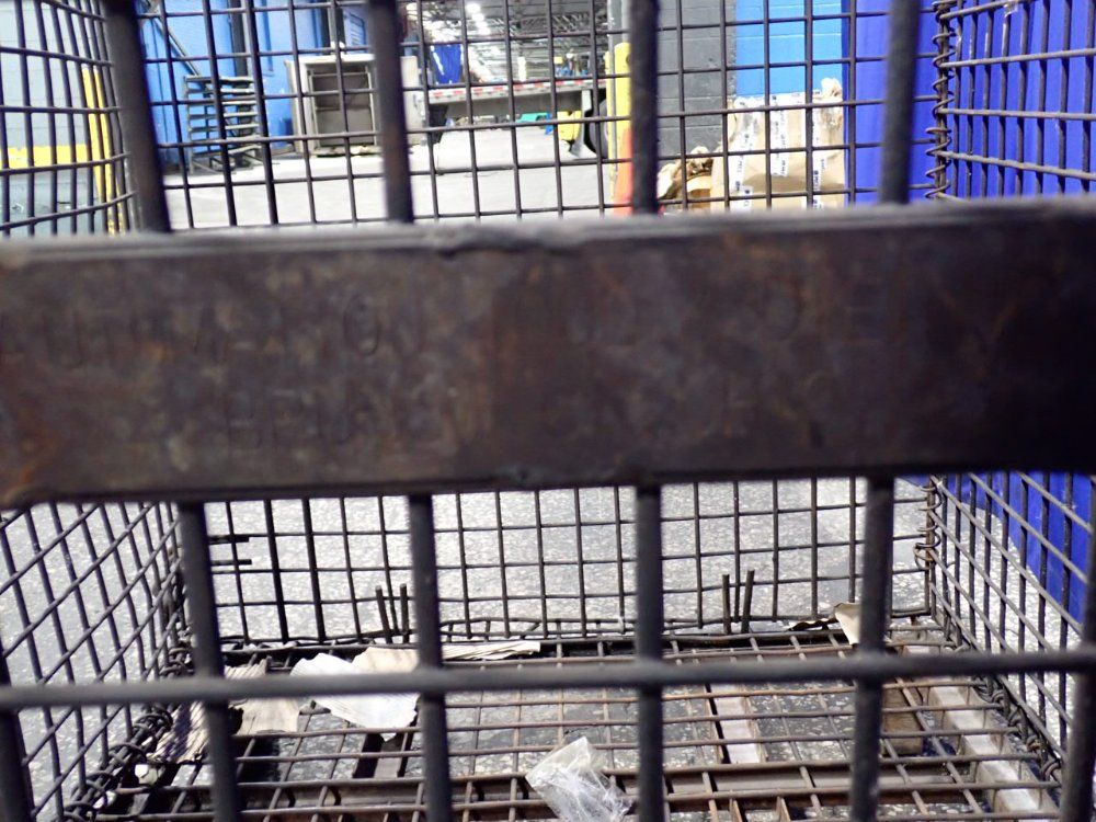 Automation Tools & Die Inc 37" X 35" X 37" Collapsible Wire Basket