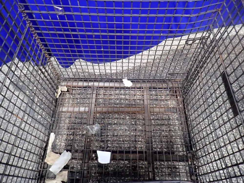 Automation Tools & Die Inc 37" X 35" X 37" Collapsible Wire Basket