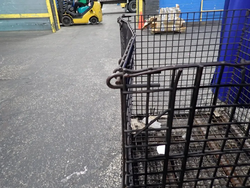 Automation Tools & Die Inc 37" X 35" X 37" Collapsible Wire Basket