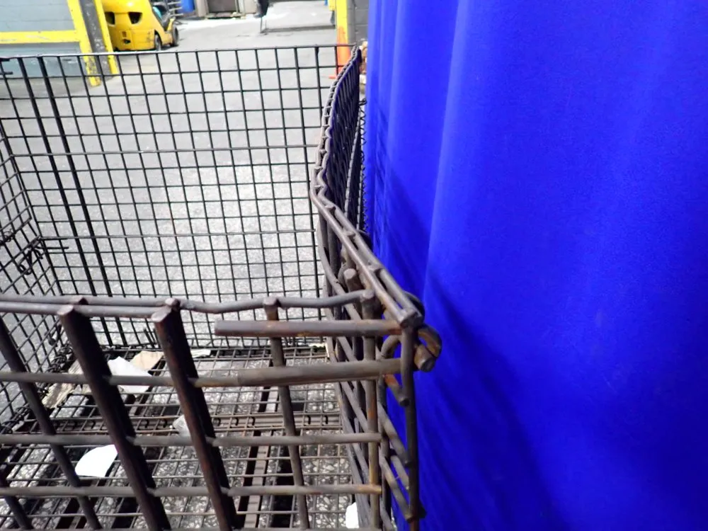 Automation Tools & Die Inc 37" X 35" X 37" Collapsible Wire Basket