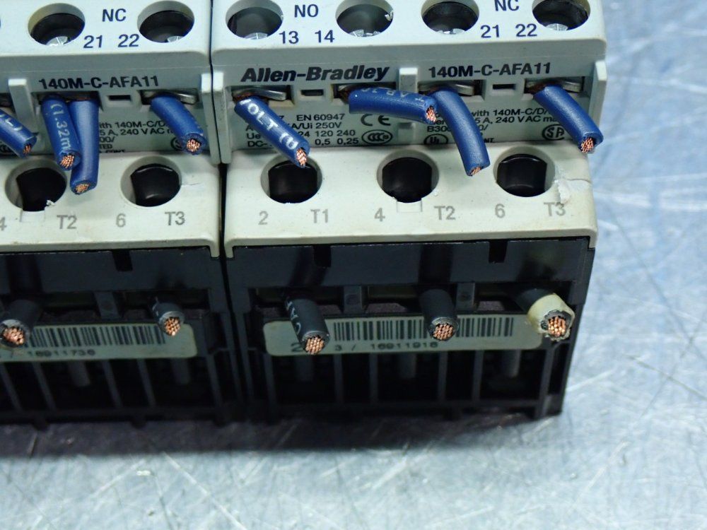 Allen Bradley Motor Protection Circuit Breaker, 3pcs - 140m-c2e-c10