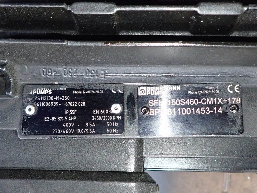 Brinkmann Pumps 5.4 Hp Pump - Sfl1150s460-cm1x+178