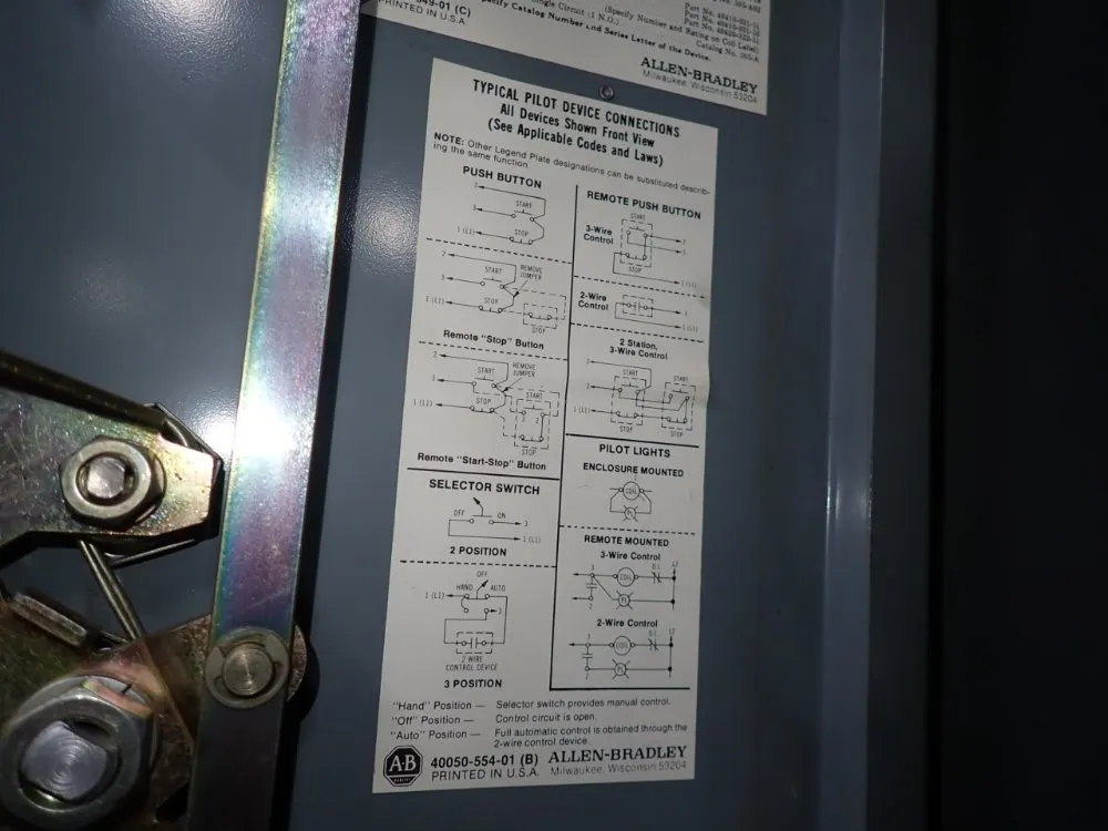 Allen Bradley Combination Starter