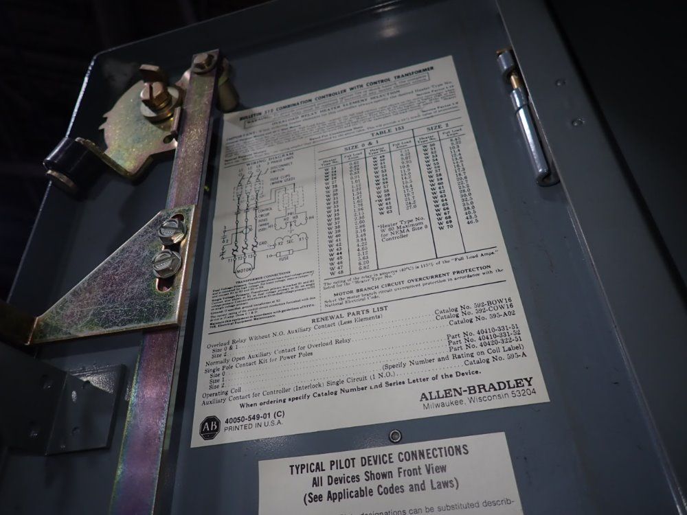 Allen Bradley Combination Starter