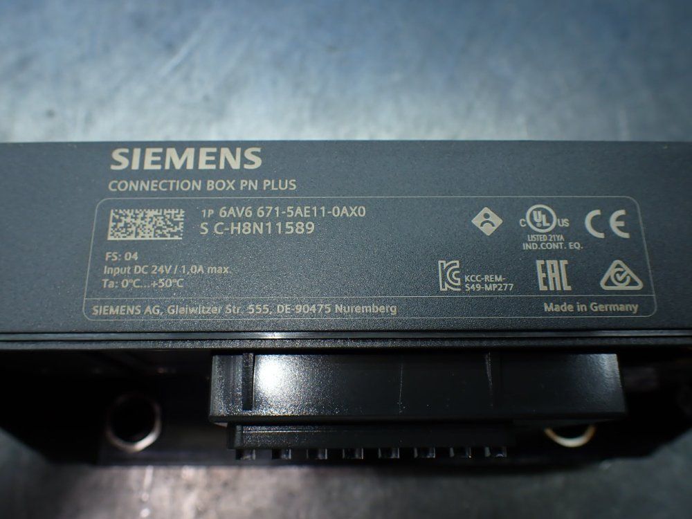 Siemens Connection Box Pn Plus - 6av6 671-5ae11-0ax0