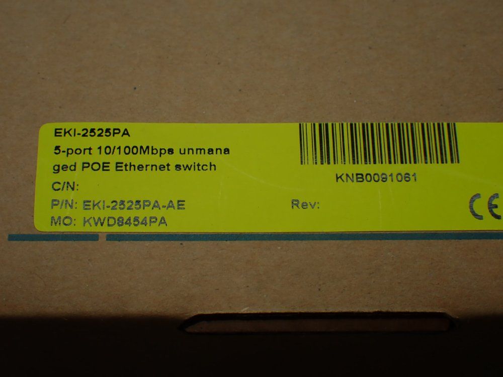 Advantech 10/100mbps 5-port Poe Ethernet Switch. - Eki-2525pa