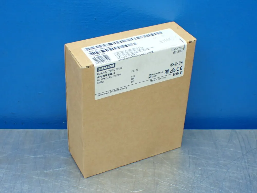 Siemens Relay Output Module - 6es7 322-1hh01-0aa0