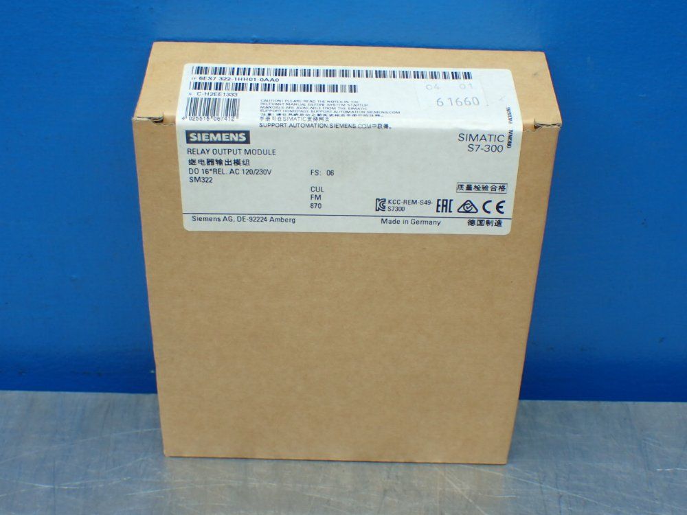 Siemens Relay Output Module - 6es7 322-1hh01-0aa0