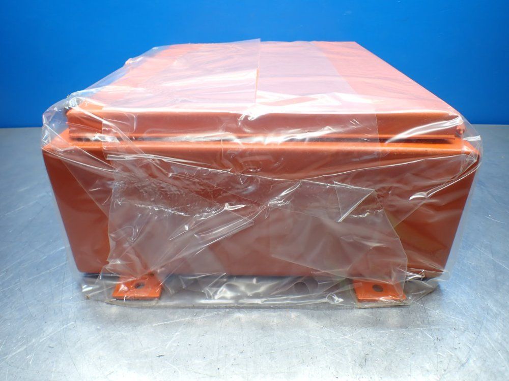 Wiegmann Wall Mount Enclosure. W/term Straps & Brackets Orange - 1-n12-2016