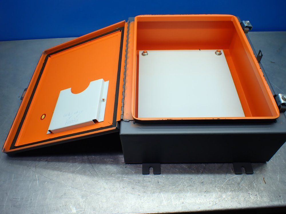 Wiegmann Wall Mount Enclosure. Orange Interior, Primer Exterior - 1-n12-2016