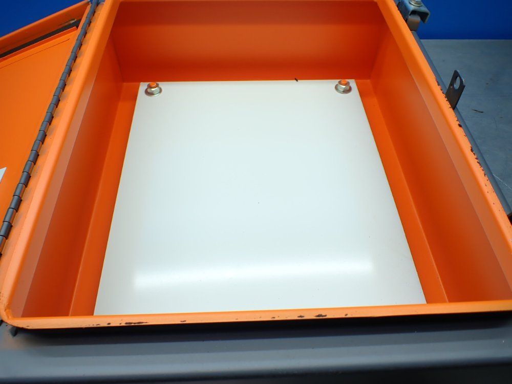 Wiegmann Wall Mount Enclosure. Orange Interior, Primer Exterior - 1-n12-2016