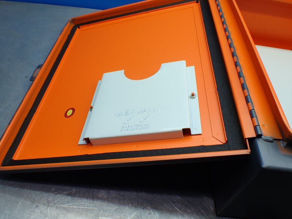 Wiegmann Wall Mount Enclosure. Orange Interior, Primer Exterior - 1-n12-2016