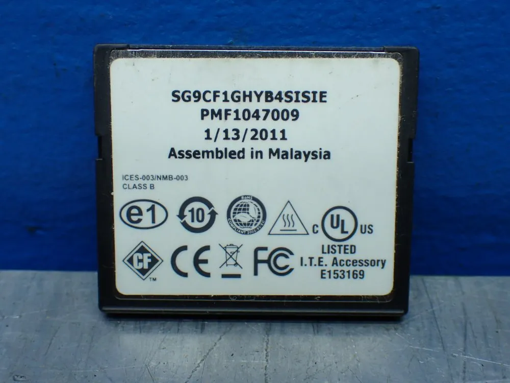 Siemens Sinumerik Compact Flash Card - 6fc5313-5ag00-0aa1