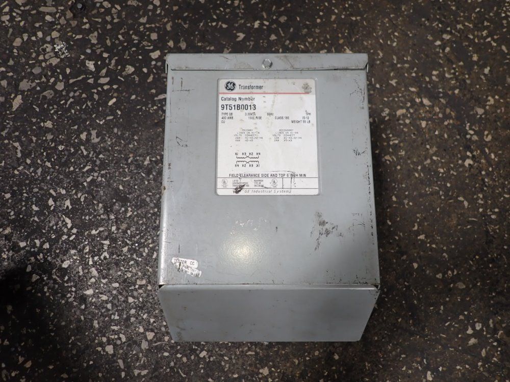 General Electric 3 Kva Transformer - 9t51b0013