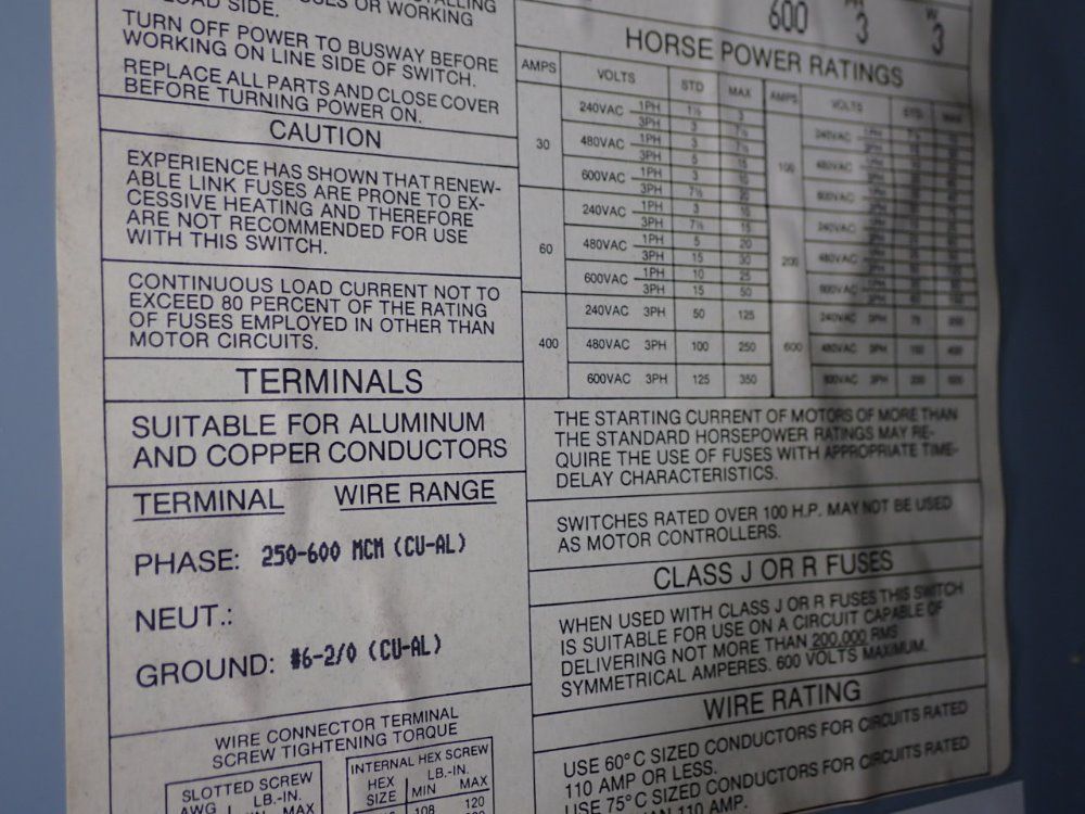 General Electric 400 Amp Bus Plug - Fvk365rt