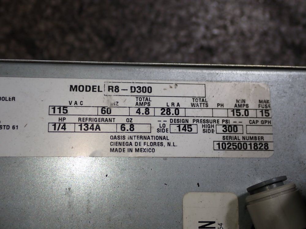 Oasis International Drinking Water Cooler - R8-d300