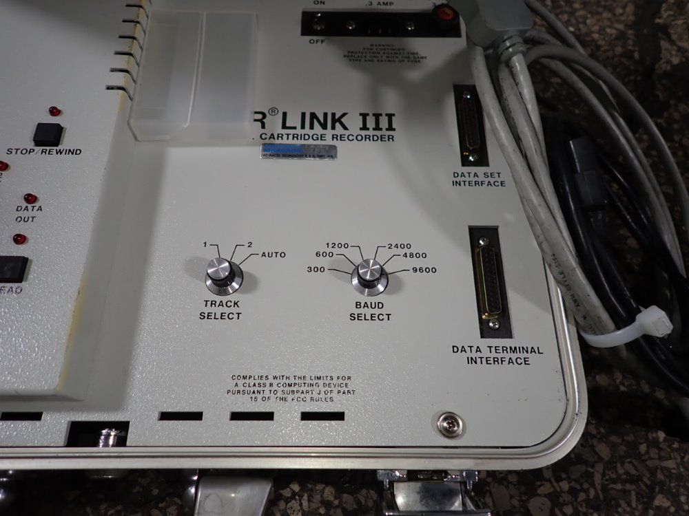 Cincinnati Milacron Data Cartridge Recorder - Str Unk Iii