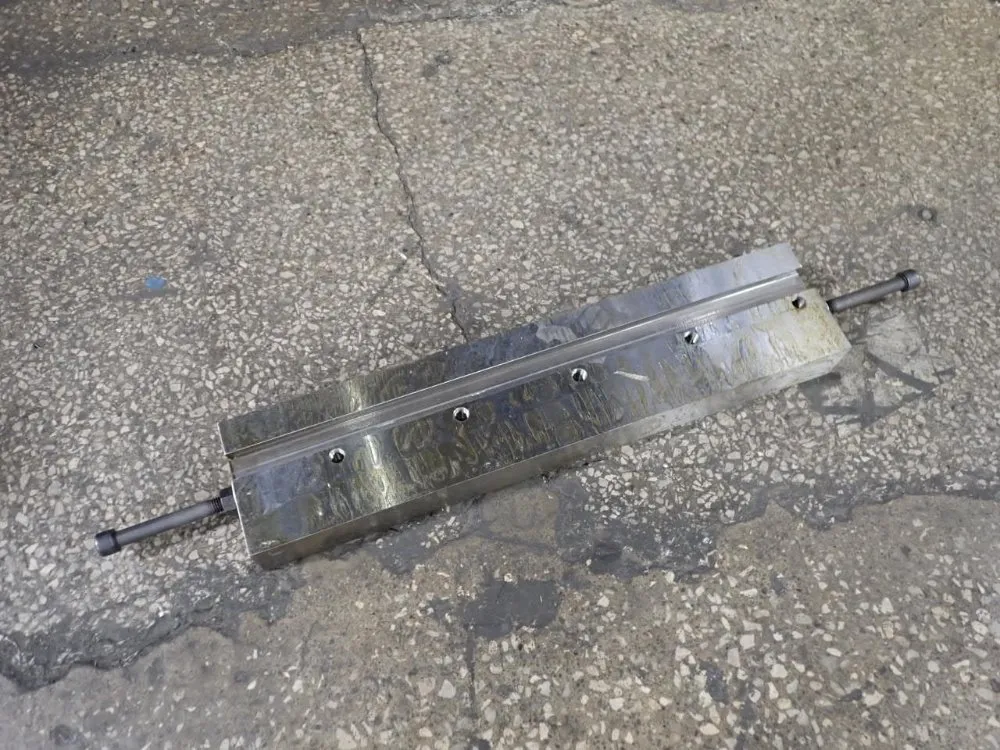 25" X 5 1/2" X 2 1/2" Machining Plate