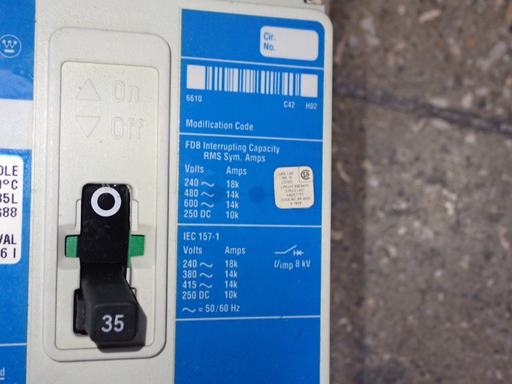 Cutler-hammer 35 Amp Circuit Breakers - Fdb 14k