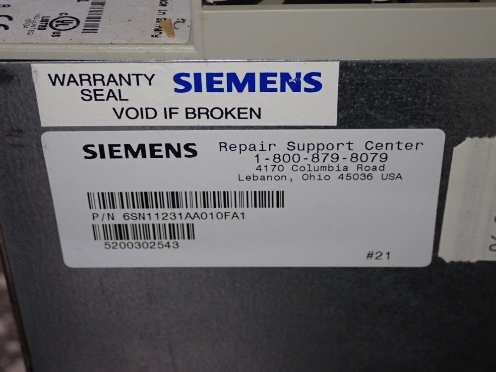 Siemens Drive - 6sn1123-1aa01-0fa1