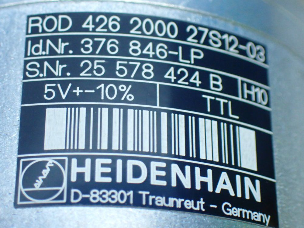 Heidenhain Rod 426 2000 27s12-03 Rotary Encoder - 376 846-lp
