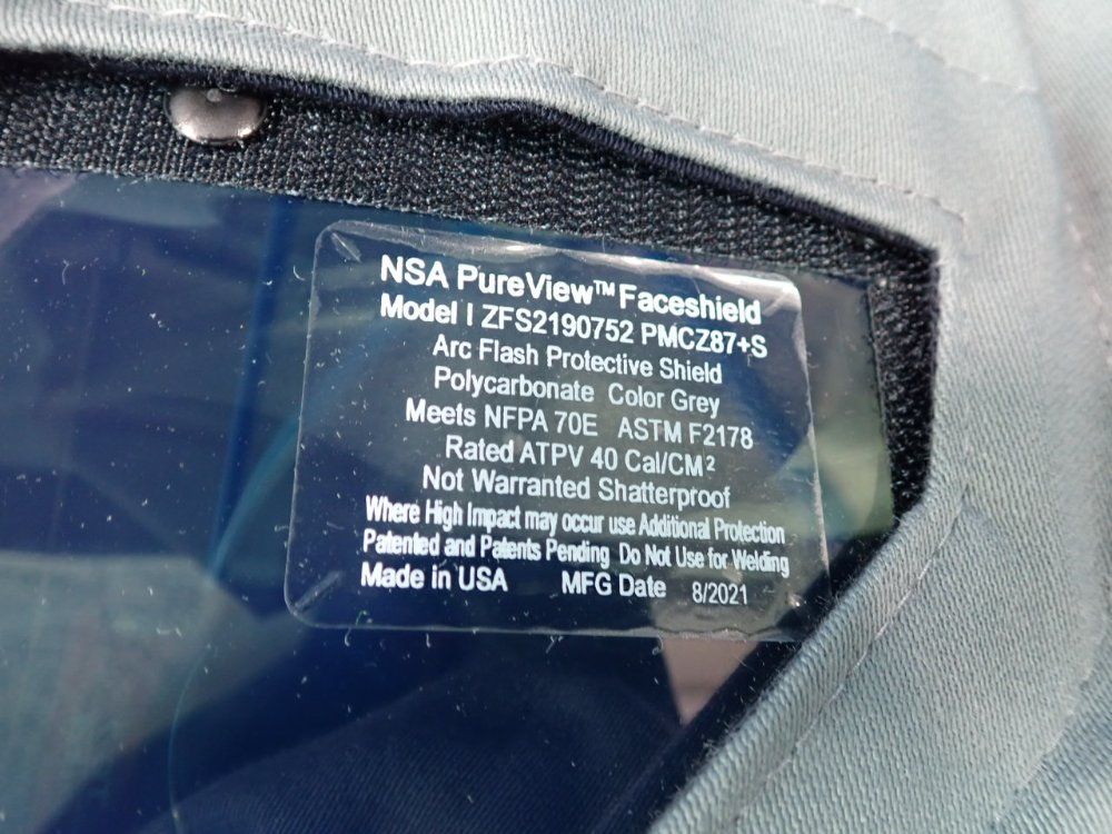 National Safety Apparel 45cal/cm2 Arc Faceshield - Izfs2190752