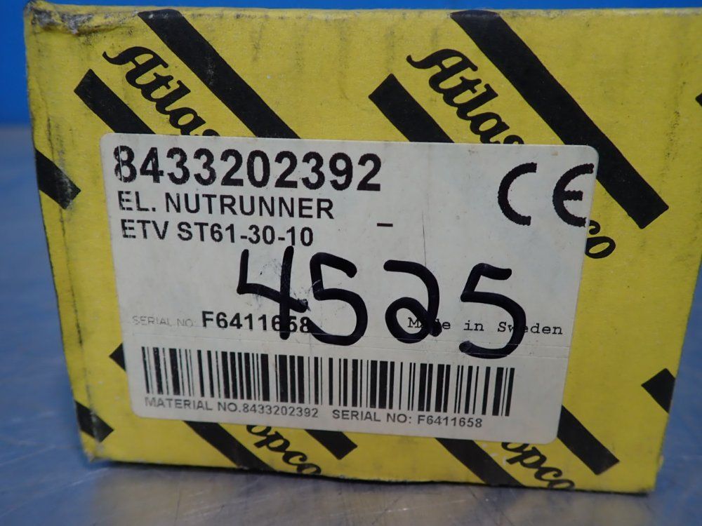 Atlas Copco Nutrunner - 8433202392 / Etv St61-30-10
