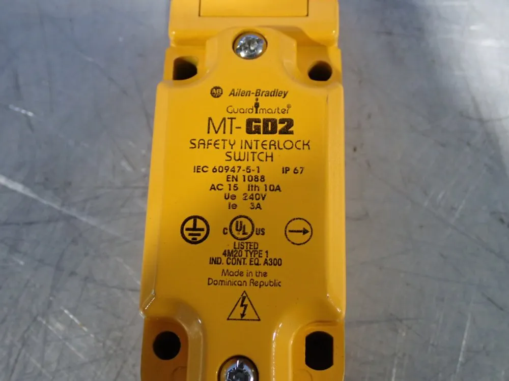 Allen Bradley Safety Interlock Switch - Mt-gd2