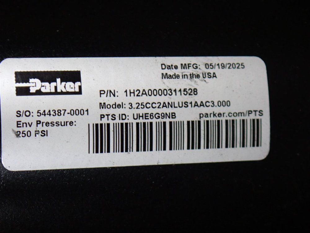 Parker Cylinder - 3.25cc2ancus1aac3.000