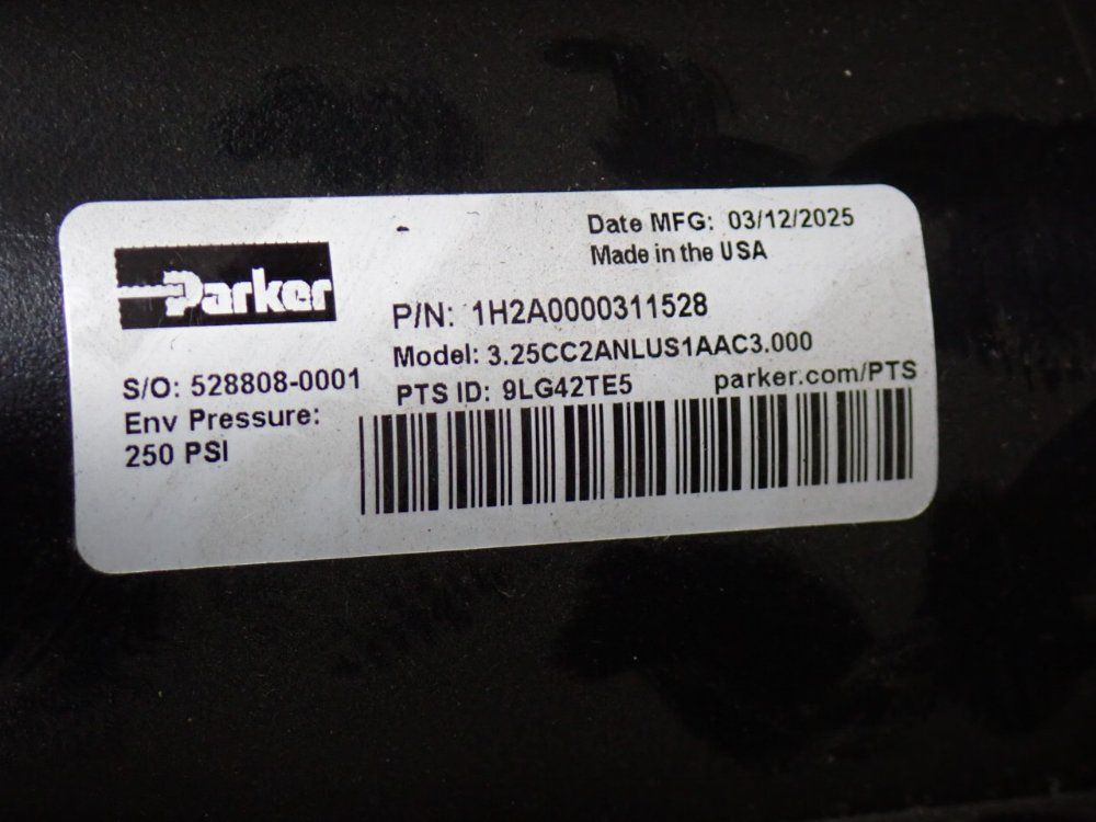 Parker Cylinder - 3.25cc2ancus1aac3.000