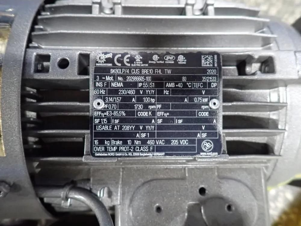 Nord 1 Hp Gear Drive - 9012.1azb-80lp/4cus