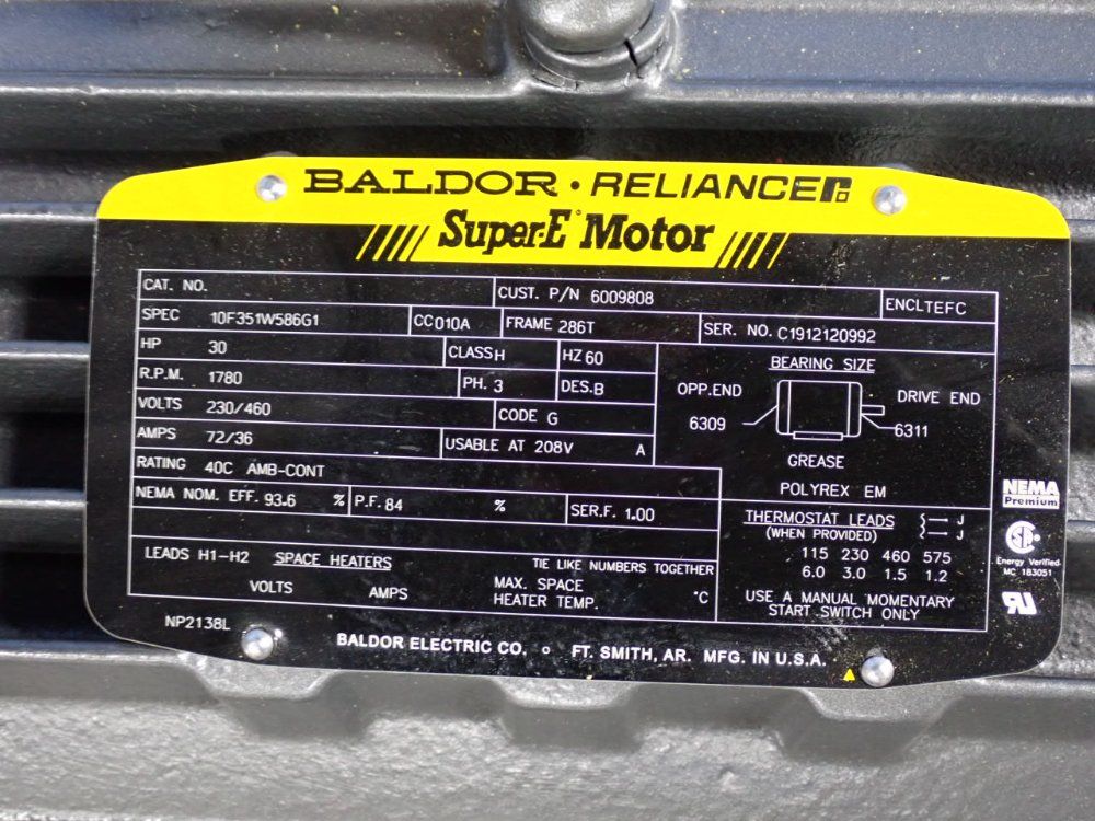 Baldor 30 Hp Motor
