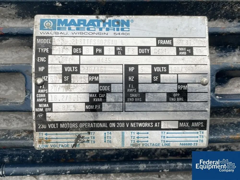 Burton 4000# Capacity Ec20-20 Mixer 67 Cu Ft - Ec20-20