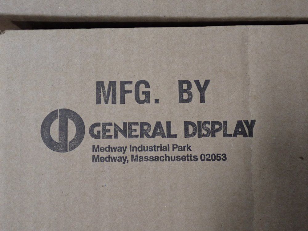 General Display 2 @ 13" X 5" Countertop Display - 6partd-r