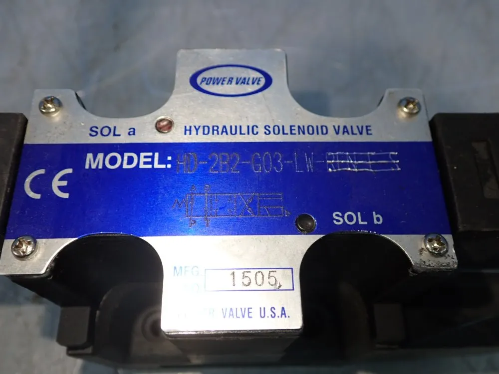 Power Valve Hydraulic Solenoid Valve - Hd-2b2-g03-lw