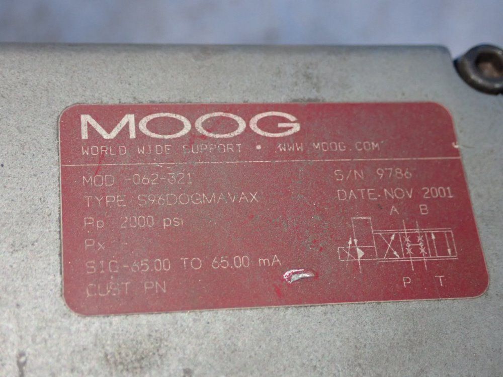 Moog Valve - 062-321