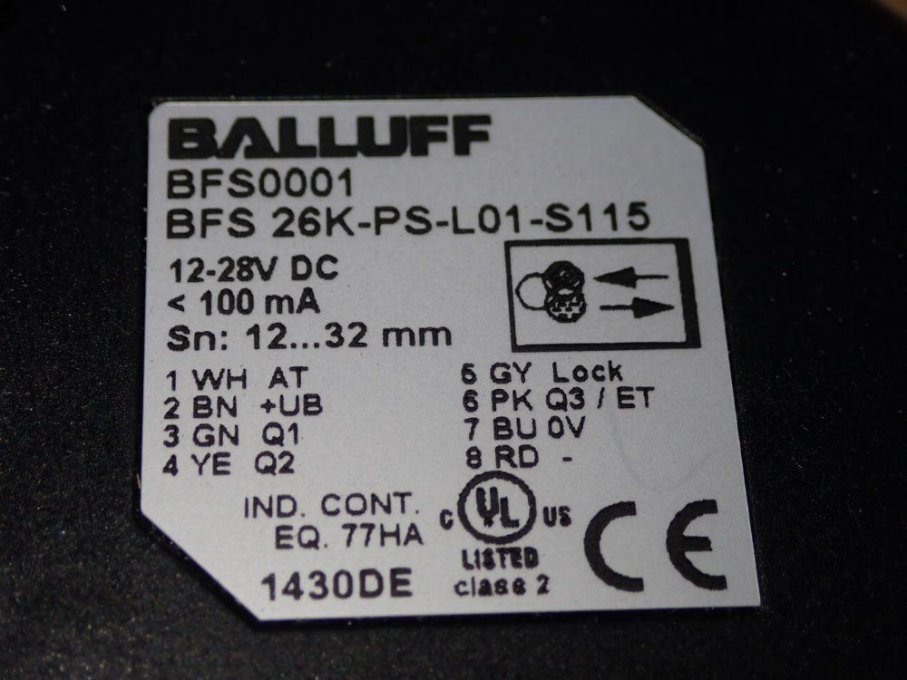 Balluff Sensors - Bfs0001