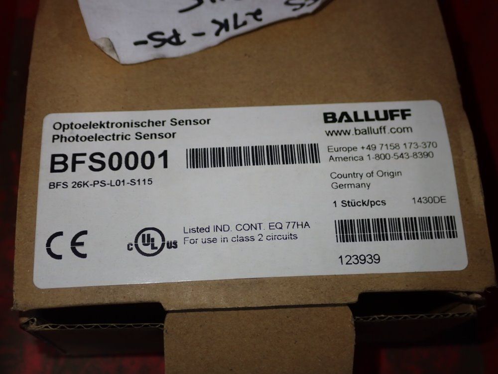 Balluff Sensors - Bfs0001