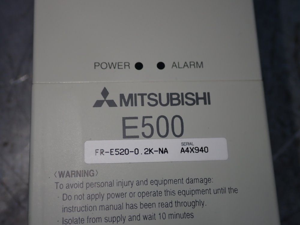 Mitsubishi Inverter - Fr-e520-0.2k-na